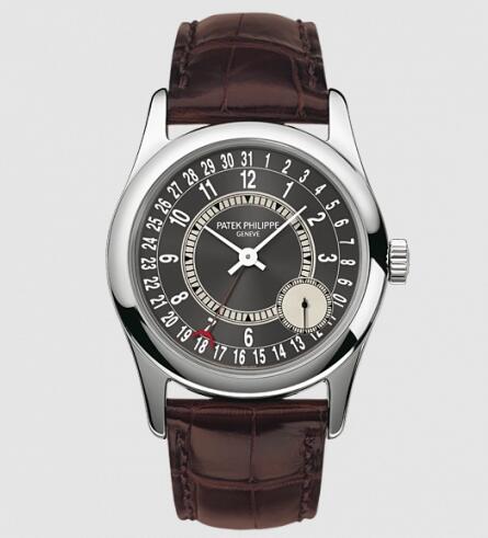 Cheapest Patek Philippe Calatrava 6000G Grey Watches Prcies Replica 6000G-010 White Gold